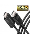 AXAGON Active cable RVD-HI20C2 | DisplayPort to HDMI | 1.8 m