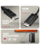 AXAGON Active cable RVD-HI20C2 | DisplayPort to HDMI | 1.8 m