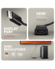 AXAGON Active adapter RVD-HI20N | DisplayPort to HDMI | 0.15 m
