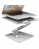 AXAGON Desk Mount | STND-LR stand with 360° rotation for laptops and tablets | Adjustable Height, Angle | 10-17.3 " | Aluminum