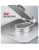 AXAGON Desk Mount | STND-LR stand with 360° rotation for laptops and tablets | Adjustable Height, Angle | 10-17.3 " | Aluminum