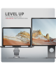 AXAGON Desk Mount | STND-LR stand with 360° rotation for laptops and tablets | Adjustable Height, Angle | 10-17.3 " | Aluminum