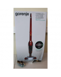 SALE OUT. Gorenje SVC216FR Vacuum cleaner, Handstick, Operating time 60 min, Dust container 0.6 L, Charging time 6 h, Red/Black | Gorenje Vacuum cleaner | SVC216FR | Cordless operating | Handstick 2in1 | N/A W | 21.6 V | Operating time (max) 60 min | Red | Warranty 24 month(s) | DAMAGED PACKAGING
