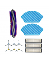 Midea Spare Parts Kit: Side Brush×6pcs, Main Brush×1pc, HEPA Filter×3pcs, Mopping Cloth×2pcs for M7 | Midea
