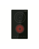 CATA Hob | TD 3002 BK | Vitroceramic | Number of burners/cooking zones 2 | Touch | Timer | Black