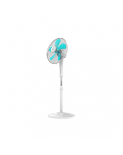 Cecotec EnergySilence 530 Power Connected | Stand Fan | White | Diameter 40 cm | Number of speeds 3 | Oscillation | 50 W | Remot