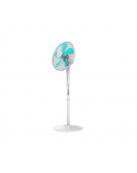 Cecotec EnergySilence 530 Power Connected | Stand Fan | White | Diameter 40 cm | Number of speeds 3 | Oscillation | 50 W | Remote control