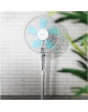 Cecotec EnergySilence 530 Power Connected | Stand Fan | White | Diameter 40 cm | Number of speeds 3 | Oscillation | 50 W | Remot