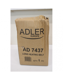 SALE OUT. Adler AD 7437 Heating belt on the loins, Grey | Adler | Heating belt on he loins | AD 7437 | Number of heating levels 