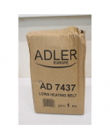 SALE OUT. Adler AD 7437 Heating belt on the loins, Grey | Adler | Heating belt on he loins | AD 7437 | Number of heating levels 4 | Number of persons 1 | Remote control | 100 W | Light Grey | DAMAGE PACKAGING