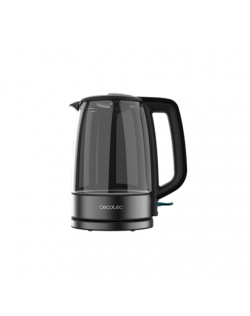 Cecotec Kettle | ThermoSense 340 Clear | Electric | 2200 W | 1.7 L | Glass | 360° rotational base | Clear