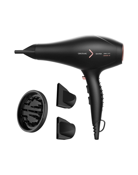 Cecotec Hair Dryer | Ionicare 5350 Powershine Fire | 2600 W | Number of temperature settings 3 | Ionic function | Diffuser nozzl