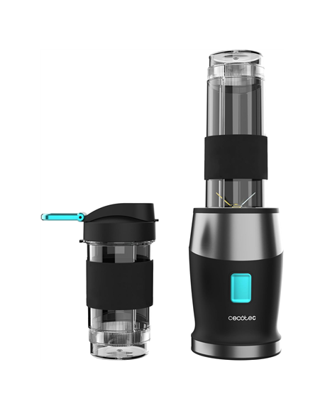 Cecotec Blender | Power Titanium 900 ProGo | Tabletop | 900 W | Jar capacity 2x0.57 L | Ice crushing | Black
