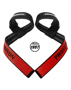 PROIRON Weight Lifting Strap Black / Red, 60 x 3.8 cm