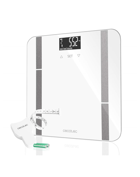 Cecotec Smart Bathroom Scale | Surface Precision 9400 Full Healthy | Maximum weight (capacity) 180 kg | Accuracy 100 g | White