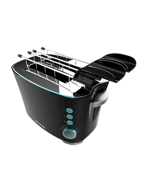 Cecotec Toaster | Toast&Taste Double B | Power 650 W | Number of slots 2 | Housing material Stainless steel
