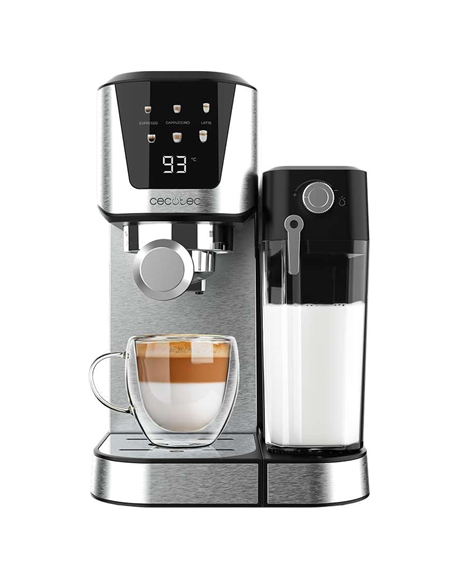 Cecotec Coffee Maker | Power Espresso 20 Cream | Pump pressure 20 bar | Built-in milk frother | Semi-automatic | 1350 W