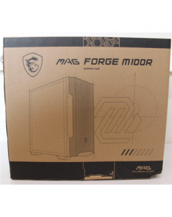 SALE OUT. MSI MAG FORGE M100R WHITE | MSI PC Case | MAG FORGE M100R | Side window | White | Micro ATX Tower | DAMAGED PACKAGING 