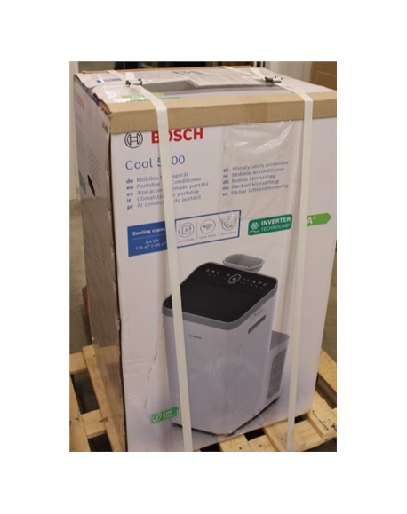 SALE OUT. Bosch Cool 5000 Mobile Air Conditioner, 3.4 kW, For rooms up to 46 m², Inverter technology, White/Black | Bosch Mobile