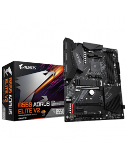 Gigabyte B550 AORUS ELITE V2 1.0 Processor family AMD, Processor socket AM4, DDR4 DIMM, Memory slots 2, Chipset AMD B, ATX