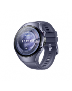 Huawei Watch 5 (46mm), Fluorelastomer Purple blue strap, Titanium body, Rates-L39L