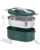 Adler | Electric lunch box with thermal bag | AD 4522 | 0.8 L | Plastic/Stainless steel | Green | Lid included
