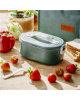 Adler | Electric lunch box with thermal bag | AD 4522 | 0.8 L | Plastic/Stainless steel | Green | Lid included