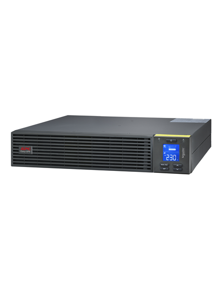 Schneider Electric Easy UPS, Rackmount 2U, Intelligent Card Slot, LCD, W/Rail Kit | SRV1KRIRK-E | 1000 VA | 900 W