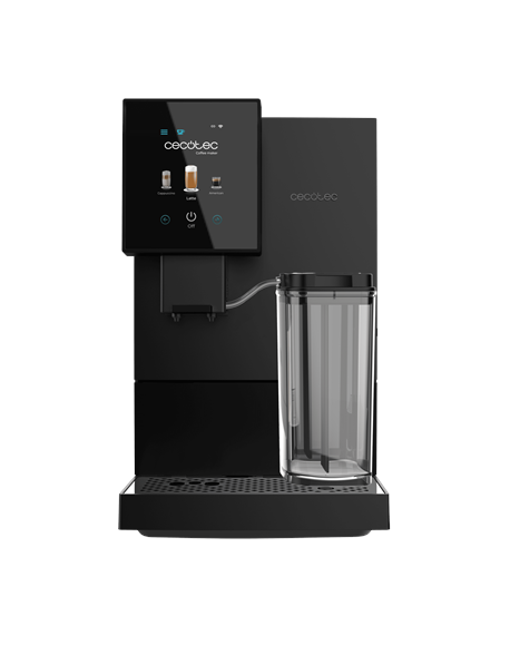 Cecotec Coffee Maker | Cremmaet Compactccino Connected | Pump pressure 19 bar | Built-in milk frother | Super-automatic | Black