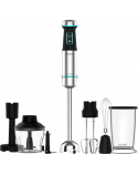 Cecotec Hand Blender | Power TitanBlack 1200 XL PerfectCream&Crush | Hand Blender | 1200 W | Number of speeds Adjustable | Turbo mode | Stainless steel/Black