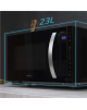 Cecotec Microwave Oven | GrandHeat 2300 Flatbed Touch Black | Free standing | 23 L | 800 W | Black