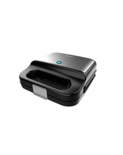 Cecotec Sandwich Maker | Rock’nToast 4in1 | 1000 W | Number of plates 4 | Black