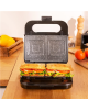 Cecotec Sandwich Maker | Rock’nToast 4in1 | 1000 W | Number of plates 4 | Black