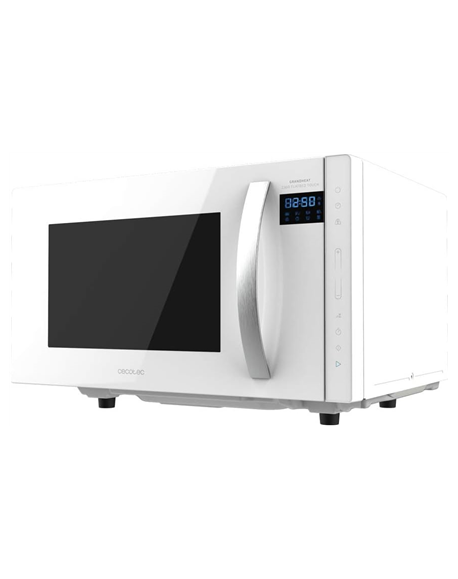 Cecotec Microwave Oven | GrandHeat 2300 Flatbed Touch White | Free standing | 23 L | 800 W | White