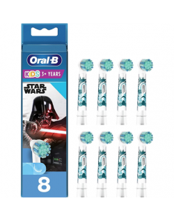 Oral-B Replaceable toothbrush heads | Kids Star Wars | Heads | For kids | Number of brush heads included 8