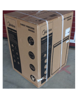 SALE OUT. Midea MDRC207FEE01 Freezer, E, Chest, Free standing, Height 85 cm, Freezer net 142 L, White | Midea Freezer | MDRC207F