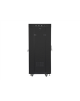 Lanberg Rack cabinet 19" free-standing 27U/600x600 (flat pack) with glass door lCD V2, black | Lanberg