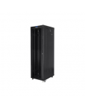 Lanberg Rack cabinet 19" free-standing 42U/600x1000 (flat pack) with glass door lCD V2, black | Lanberg