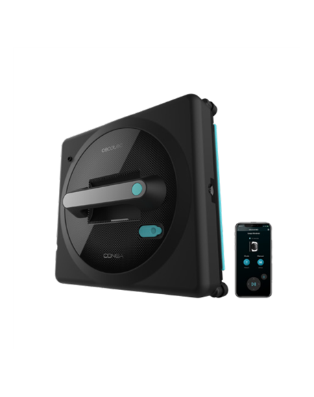 Cecotec Windows Cleaner Robot | Conga Windroid 1490 TwerkingSpray Connected | Corded | Black