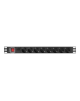 Lanberg Power Distribution unit 19", 8 outlets, black | Lanberg