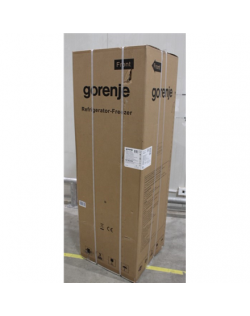 SALE OUT. Gorenje N619EAW4 Refrigerator, E, Free standing, Bottom freezer, Height 186 cm, Net capacity 207 L, Net Freezer 97 L, 