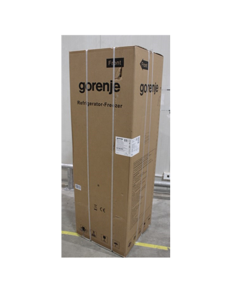 SALE OUT. Gorenje N619EAW4 Refrigerator, E, Free standing, Bottom freezer, Height 186 cm, Net capacity 207 L, Net Freezer 97 L, 