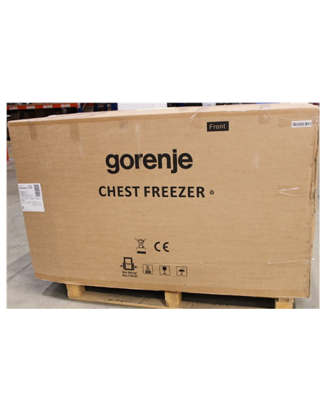 SALE OUT. Gorenje Freezer FH43EAW, Energy efficiency class E, Chest, Free standing, Height 85.8 cm, Total net capacity 440 L, Wh