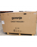 SALE OUT. Gorenje Freezer FH43EAW, Energy efficiency class E, Chest, Free standing, Height 85.8 cm, Total net capacity 440 L, White | Gorenje Freezer | FH43EAW | Energy efficiency class E | Chest | Free standing | Height 85.8 cm | Total net capacity 440 L | Display | White | DAMAGED PACKAGING, DENT ON BOTTOM AND ON SIDE