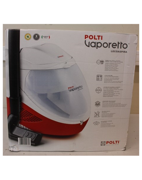 SALE OUT. Polti PVEU0083 Vaporetto Lecoaspira FAV50 Multifloor Steam-Vacuum cleaner, Corded, 1350 W, Dusk container 1.8 L, Worki