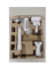 SALE OUT. PETKIT Air Clipper Pet Grooming Vacuum Kit | PETKIT | Air Clipper Pet Grooming Vacuum Kit 5in1 | LM4 | Grey/White | DE