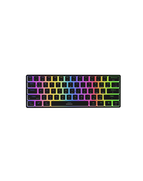 Genesis THOR 660 G2 | Gaming keyboard | Wireless/Wired | US | Black | 2.4 GHz, Bluetooth, USB | Linear