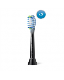 Philips | Toothbrush Heads | HX9045/88 Sonicare Premium Plaque Defence | Heads | For adults | Number of brush heads included 5 | Black