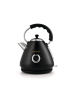 Gorenje Kettle K17CLBK Electric, 2200 W, 1.7 L, Plastic and metal, Black, 360° rotational base