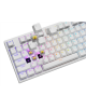 Genesis Thor 404 | Mechanical Gaming Keyboard | Wired | US | White | USB | Gateron Yellow Pro